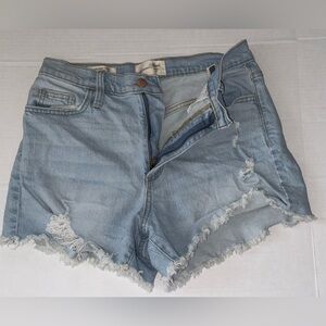 UNIVERSAL THREAD HIGHEST RISE SHORTIE SHORTS, SZ: 4R